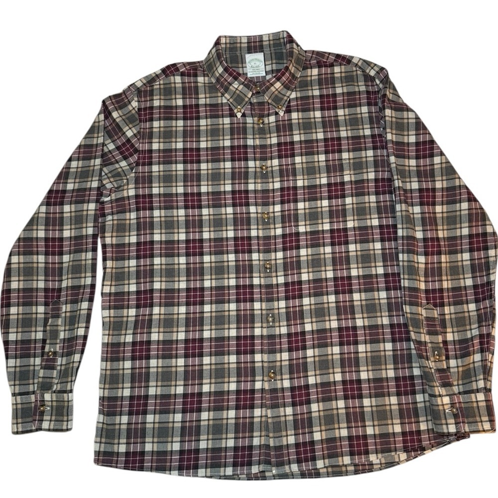 Men’s Brooks Brothers Milano Original Polo Shirt Button Down Cotton Size XL